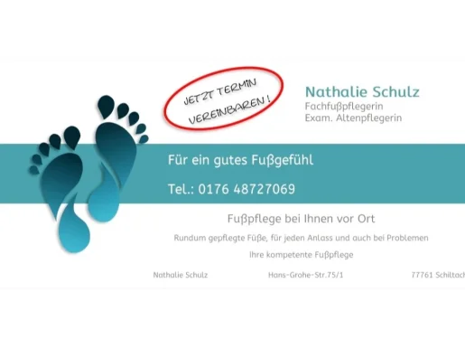 Mobile Fußpflege Nathalie Schulz- ein gutes Fußgefühl-, Baden-Württemberg - Foto 1
