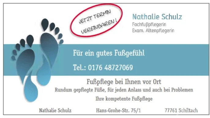 Mobile Fußpflege Nathalie Schulz- ein gutes Fußgefühl-, Baden-Württemberg - Foto 2