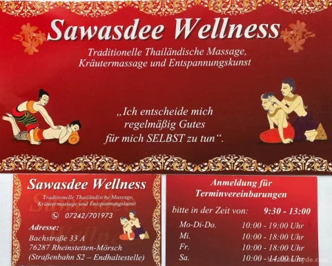Sawasdee Wellness Thai Massage, Baden-Württemberg - Foto 2