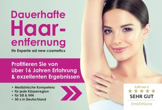 Dauerhafte Haarentfernung in Trossingen Ihr Experten ad new cosmetics, Baden-Württemberg - Foto 2
