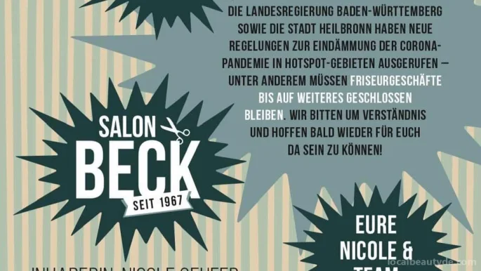 Salon Beck. Inhaber Seufer Nicole, Heilbronn - Foto 4