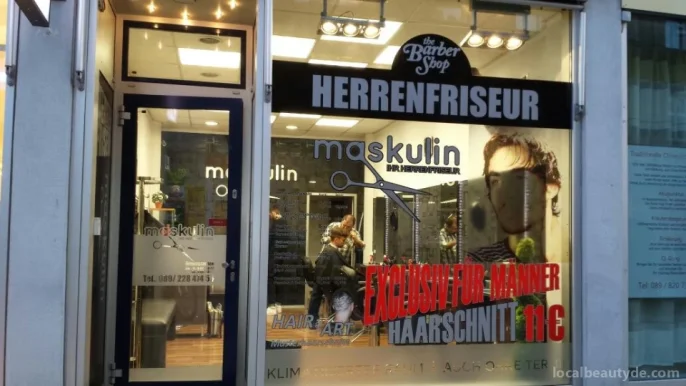 Maskulin Herrenfriseur, München - Foto 2