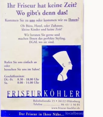 Friseur Köhler Inh. Gerd Köhler, Oldenburg - 