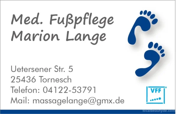 Med. Fußpflege Marion Lange, Schleswig-Holstein - 