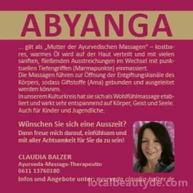 Ayurveda Massage im Nerotal, Wiesbaden - 